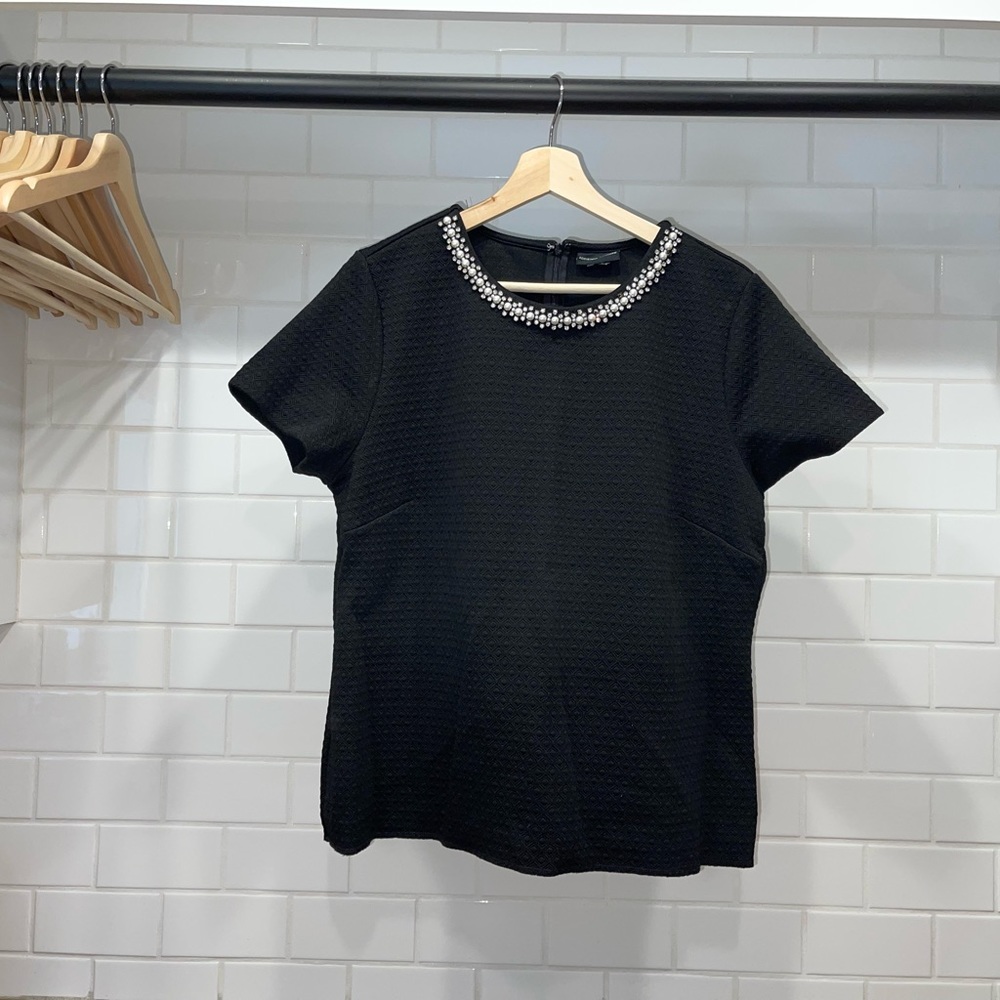 Adrianne Vittadini Black Blouse
